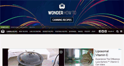 Desktop Screenshot of canning.wonderhowto.com