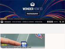 Tablet Screenshot of digital-photography.wonderhowto.com