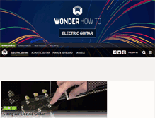Tablet Screenshot of electric-guitar.wonderhowto.com