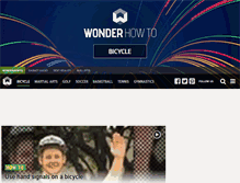 Tablet Screenshot of cycling-lessons.wonderhowto.com