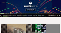 Desktop Screenshot of glass-crafts.wonderhowto.com