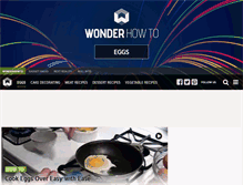 Tablet Screenshot of egg-recipes.wonderhowto.com
