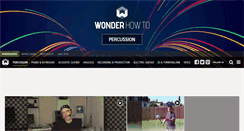 Desktop Screenshot of percussion.wonderhowto.com