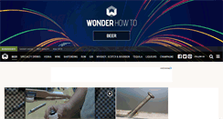 Desktop Screenshot of beer.wonderhowto.com