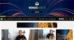 Desktop Screenshot of cello-lessons.wonderhowto.com