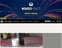 Tablet Screenshot of canon-printers.wonderhowto.com