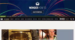 Desktop Screenshot of laser-hair-removal.wonderhowto.com