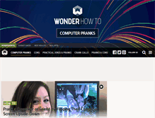 Tablet Screenshot of computer-pranks.wonderhowto.com