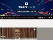 Tablet Screenshot of learn-english.wonderhowto.com