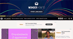 Desktop Screenshot of learn-a-language.wonderhowto.com
