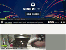 Tablet Screenshot of home-remedies.wonderhowto.com