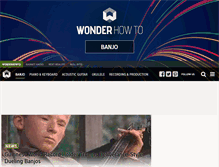 Tablet Screenshot of banjo.wonderhowto.com