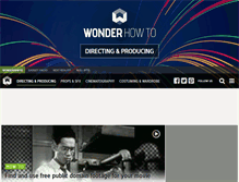 Tablet Screenshot of film-producing.wonderhowto.com
