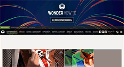 Desktop Screenshot of leatherworking.wonderhowto.com