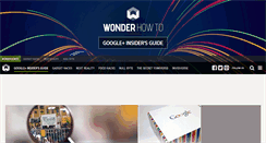 Desktop Screenshot of googleplus.wonderhowto.com
