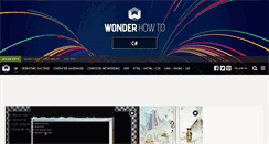 Desktop Screenshot of c-sharp.wonderhowto.com
