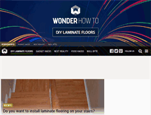 Tablet Screenshot of diy-laminate-floors.wonderhowto.com
