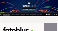 Desktop Screenshot of photography-contests.wonderhowto.com
