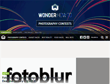 Tablet Screenshot of photography-contests.wonderhowto.com