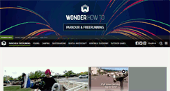 Desktop Screenshot of parkour.wonderhowto.com