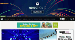 Desktop Screenshot of power-byte.wonderhowto.com