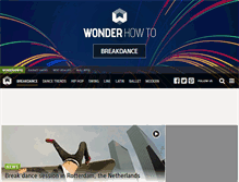 Tablet Screenshot of breakdance.wonderhowto.com