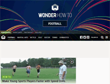 Tablet Screenshot of football.wonderhowto.com