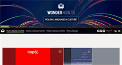 Desktop Screenshot of learn-polish.wonderhowto.com