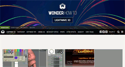 Desktop Screenshot of lightwave-3d.wonderhowto.com