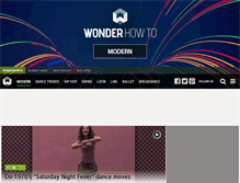 Tablet Screenshot of modern-dance.wonderhowto.com