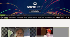 Desktop Screenshot of harmonica.wonderhowto.com