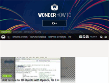 Tablet Screenshot of cpp.wonderhowto.com