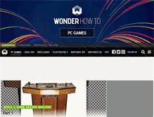 Tablet Screenshot of pc-games.wonderhowto.com