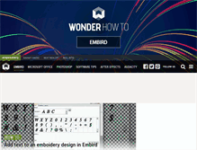 Tablet Screenshot of embird.wonderhowto.com