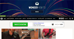Desktop Screenshot of bass-lessons.wonderhowto.com
