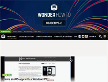 Tablet Screenshot of objective-c.wonderhowto.com