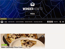 Tablet Screenshot of pizza-recipes.wonderhowto.com