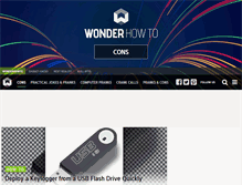 Tablet Screenshot of cons.wonderhowto.com