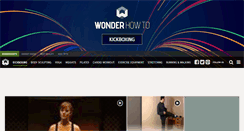 Desktop Screenshot of kickboxing.wonderhowto.com