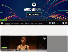 Tablet Screenshot of kickboxing.wonderhowto.com