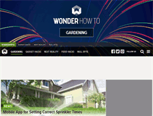 Tablet Screenshot of gardening.wonderhowto.com