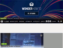 Tablet Screenshot of fl-studio.wonderhowto.com