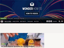 Tablet Screenshot of how-to-videos.wonderhowto.com