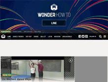 Tablet Screenshot of line-dancing.wonderhowto.com