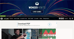 Desktop Screenshot of card-games.wonderhowto.com