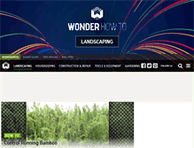 Tablet Screenshot of landscaping.wonderhowto.com