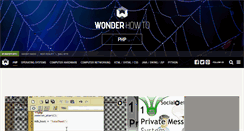 Desktop Screenshot of php.wonderhowto.com