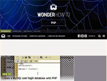 Tablet Screenshot of php.wonderhowto.com