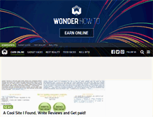 Tablet Screenshot of earn-online.wonderhowto.com