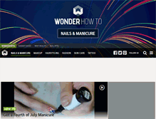 Tablet Screenshot of manicure.wonderhowto.com